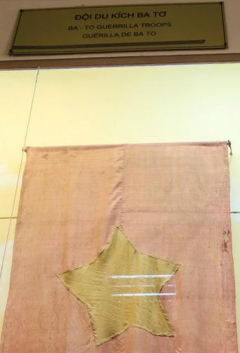 [Flag from Vietnamese Military History Museum]
